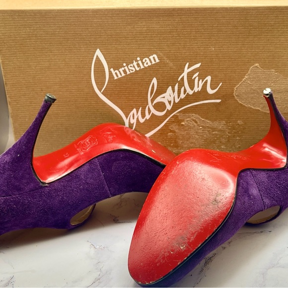 Christian Louboutin Eventa Purple Mary Jane - Picture 8 of 10